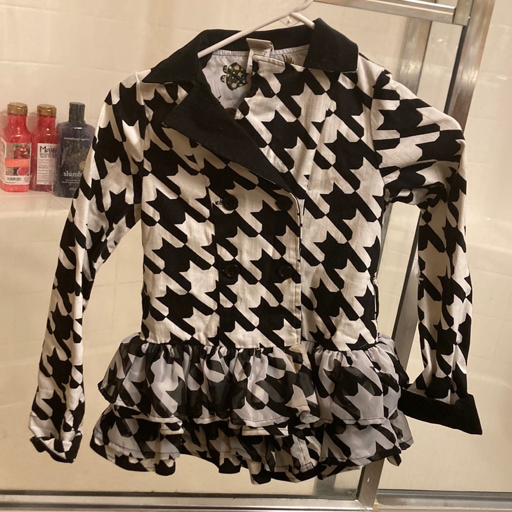 Kids Harajuku Mini for target black and white jacket.